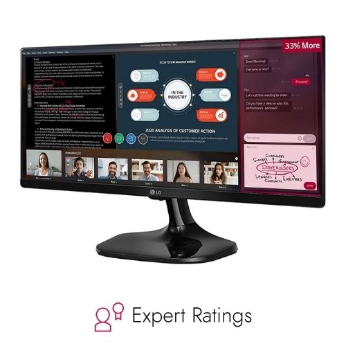 LG Ultrawide Multitasking monitor