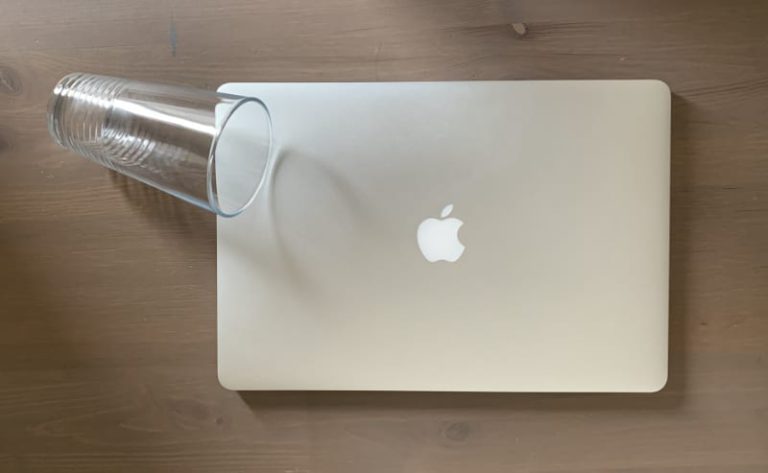 Spilled Water on MacBook Pro or Air? Risk damage? Do This.