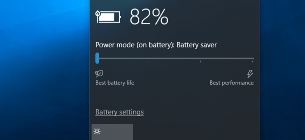 Battery Saver can slow down your PC