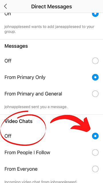 How To Disable Video Calls On Instagram?